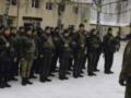 В Харькове встретили вернувшихся из Донбасса гвардейцев