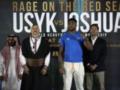 Вышиванка и оселедец: Усик в казацком образе пришел на пресс-конференцию перед реваншем с Джошуа