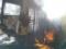 В Грузии сгорел автобус с туристами