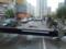 В Киеве строительный кран упал на дорогу