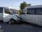 На трассе Борисполь – Мариуполь столкнулись два микроавтобуса, фура и легковой автомобиль