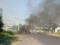 На Полтавщине загорелось военное авто с боекомплектом