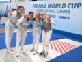 Исторический успех: женская сборная Украины по фехтованию на рапирах выиграла медаль Кубка мира