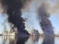 В Краснодарском крае РФ четыре дня горят плавни
