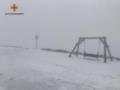 В Карпатах выпал снег: температура -2°C и туман на Поп Иване