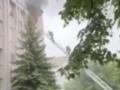 В Виннице загорелось здание ТЦК