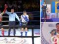 Украинский боксер на ЧМ  размазал по рингу  российского чемпиона мира.