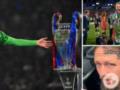 Российский голкипер ПСЖ получил в глаз, когда праздновал победу в Лиге чемпионов. Фото и видео