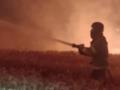 Атака дронов на Кировоградщину: обломки вызвали пожар
