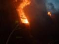 В Харькове после взрывов вспыхнул пожар