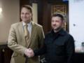 Зеленский встретился с главой МИД Польши на фоне атаки российских дронов