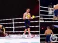 Во втором раунде! Непобедимый украинский боксер-чемпион выиграл бой с четырьмя нокдаунами.