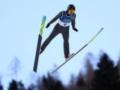 Украинцы выступили в первой части соревнований по лыжному двоеборью