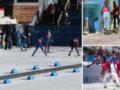 Выбежавшая на трассу  галлюцинация  едва не сорвала лыжную гонку Олимпиады-2026.