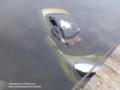 В Запорожской области взрывная волна отбросила авто в реку, есть жертва