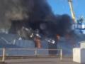 Удар ВСУ по корвету Бойкий: кадры первых минут