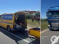 На Киевщине грузовик на обочине протаранил два авто коммунальщиков и сбил насмерть мужчину. Подробности и фото