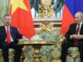 Путин обсудил оборонные связи с президентом Вьетнама