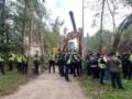 Митинг в поддержку строительства теплотрассы на Теремках подвергся нападению со стороны неизвестных в масках