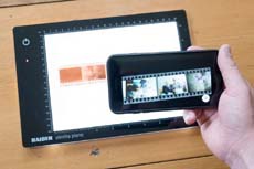 A new application for the iPhone almost instantly digitizes negatives
