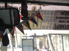 В Одессе активист заставил маршрутчика снять флаг России
