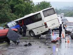 In Prykarpattia, four vehicles collided: one person was killed, two injured