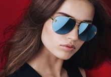 Cartier created glasses with a mirror effect