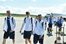 Сборная Украины прибыла в Финляндию