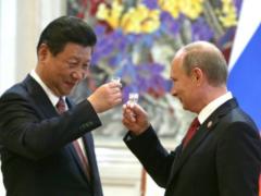 On the web, the insignificance of Russia s economy visibly showed in comparison with China