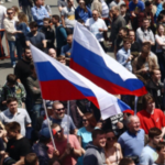 More than 30 cities: published photos of protests in Russia