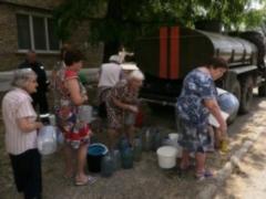 На Донеччині п ять районів позбулися централізованого водопостачання