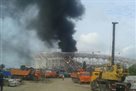 В России произошел пожар на стадионе, строящемся к ЧМ-2018