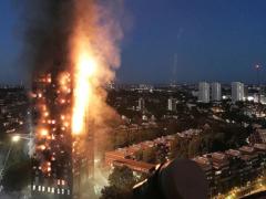 В лондонском пожаре увидели ад