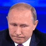 This is a hint: the journalist explained who framed Putin during the straight line