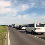 На кордоні України та Польщі утворилася величезна черга: з явилося фото