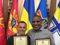 Олимпийцы Верняев и Беленюк получили офицерские погоны