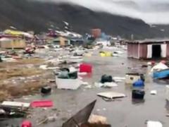 В Гренландии произошло землетрясение и цунами, волной смыло более десяти домов