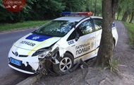 У Києві знайшли розбитий автомобіль поліції