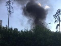 В Киеве во вторник произошел еще один крупный пожар