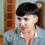 The answer will be given at the elections: ex-lawyer Savchenko assessed her statements