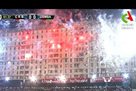 Пиро-шоу прямо из дома от алжирских фанатов