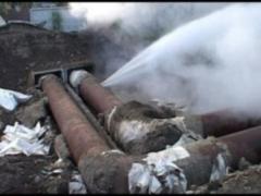 Во Львове прорвало теплосеть