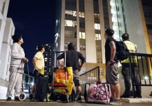 The residents of five buildings are being evacuated in London