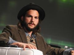 Ashton Kutcher boasted of the achievements of children
