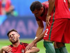 Bernardo Silva injured in a match with New Zealand