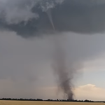Mariupol recorded a powerful tornado