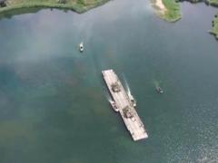 Подразделения сил АТО отработали методику преодоления водных преград