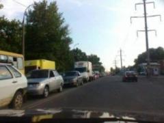 In Kherson residents of the hostel blocked the road