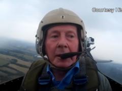 95-летний ветеран Люфтваффе наконец-то полетал на легендарном британском Спитфайре