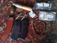 In the ATU zone, a local resident seized weapons